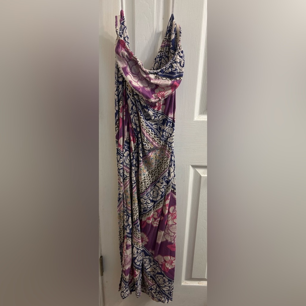 Route 66 Floral Dress in Purple and Pink